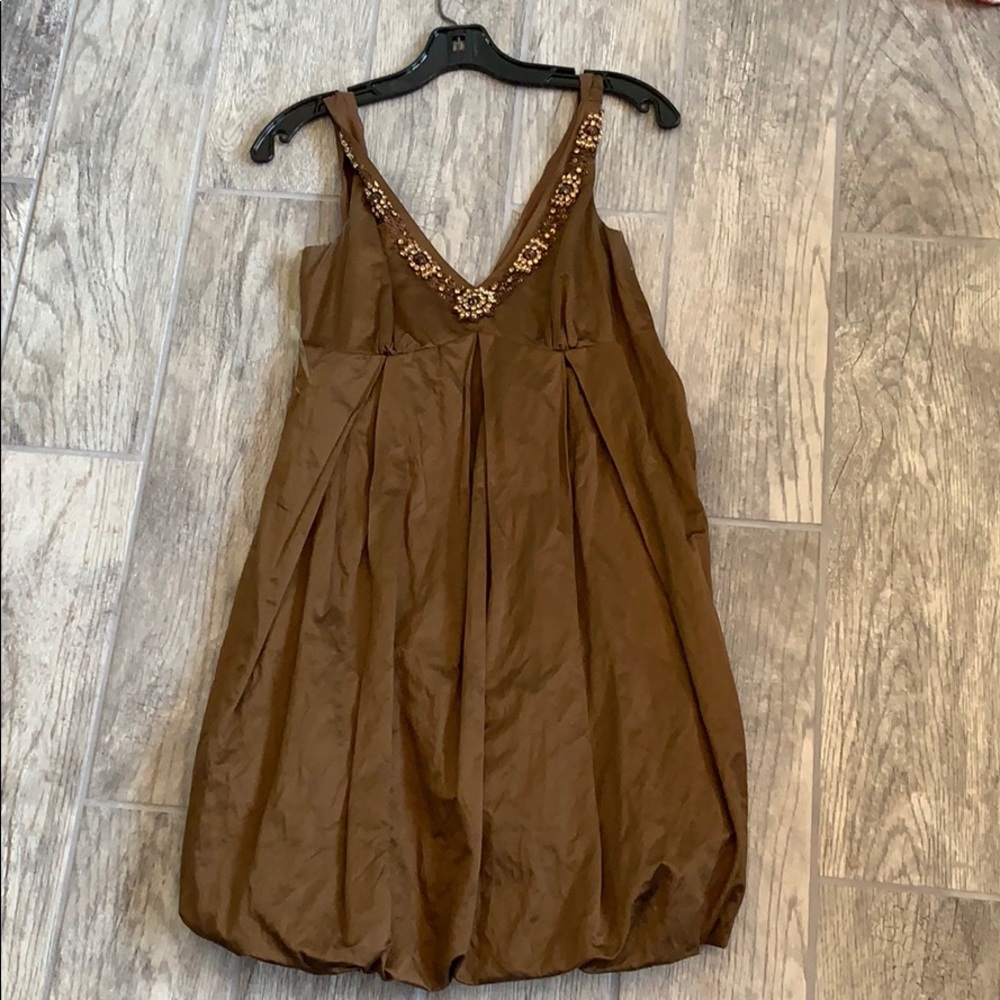 Designer formal mid length dress
